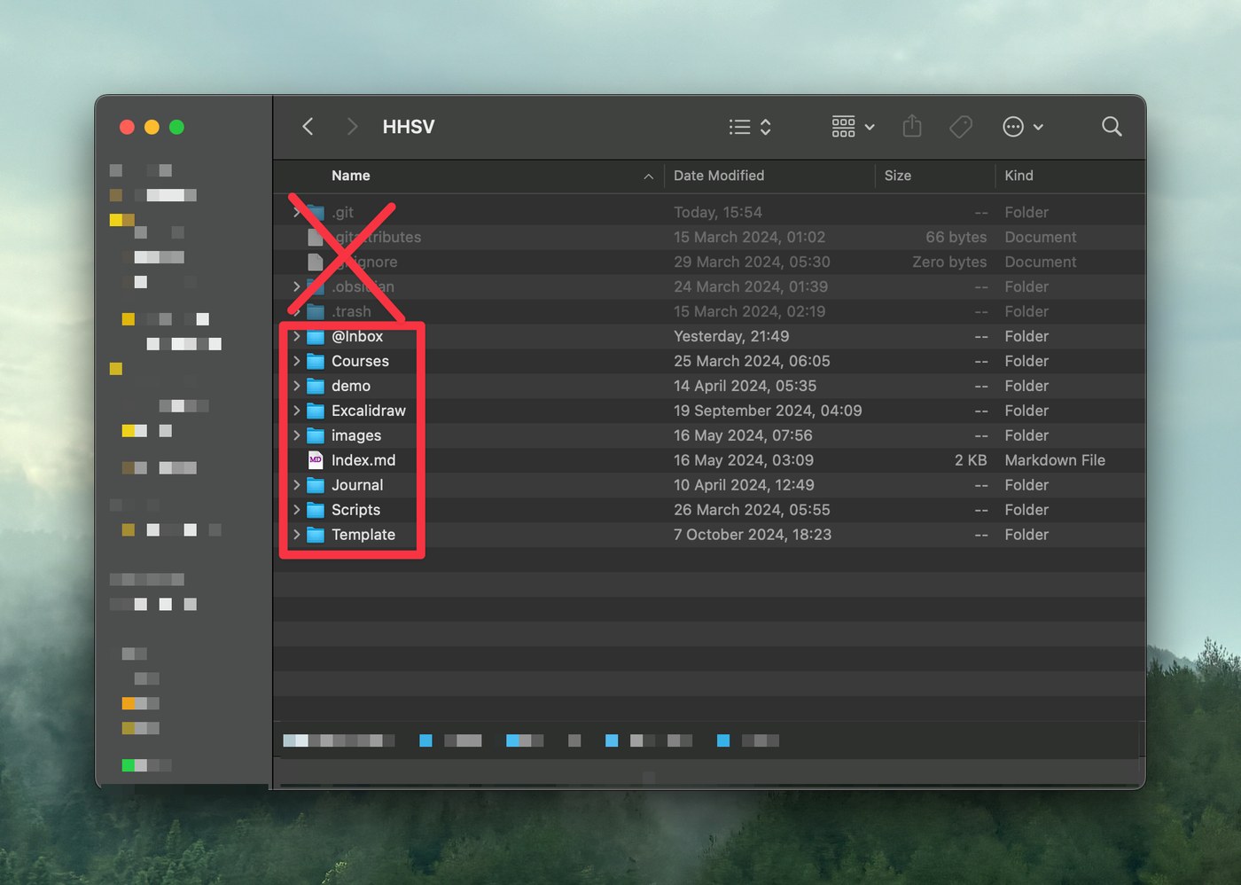 Deleting folders Cursor cannot read